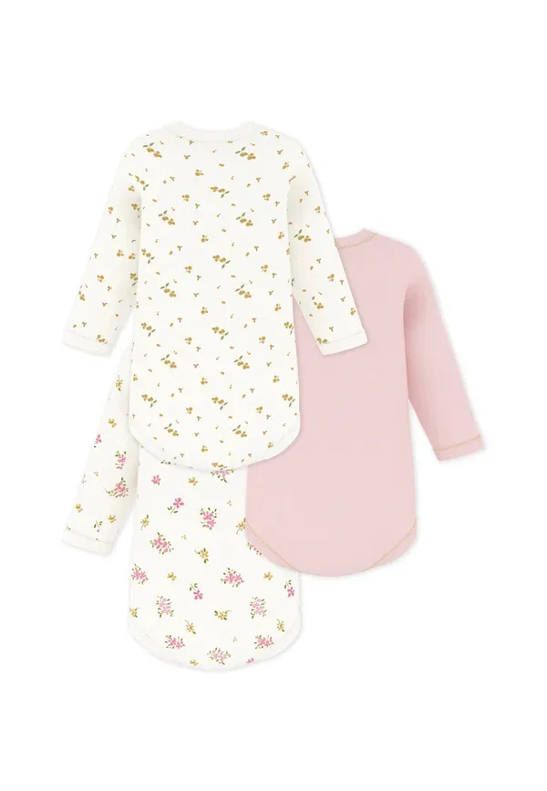 Комплект боди 3 шт Petit Bateau, разноцветный — фото 2