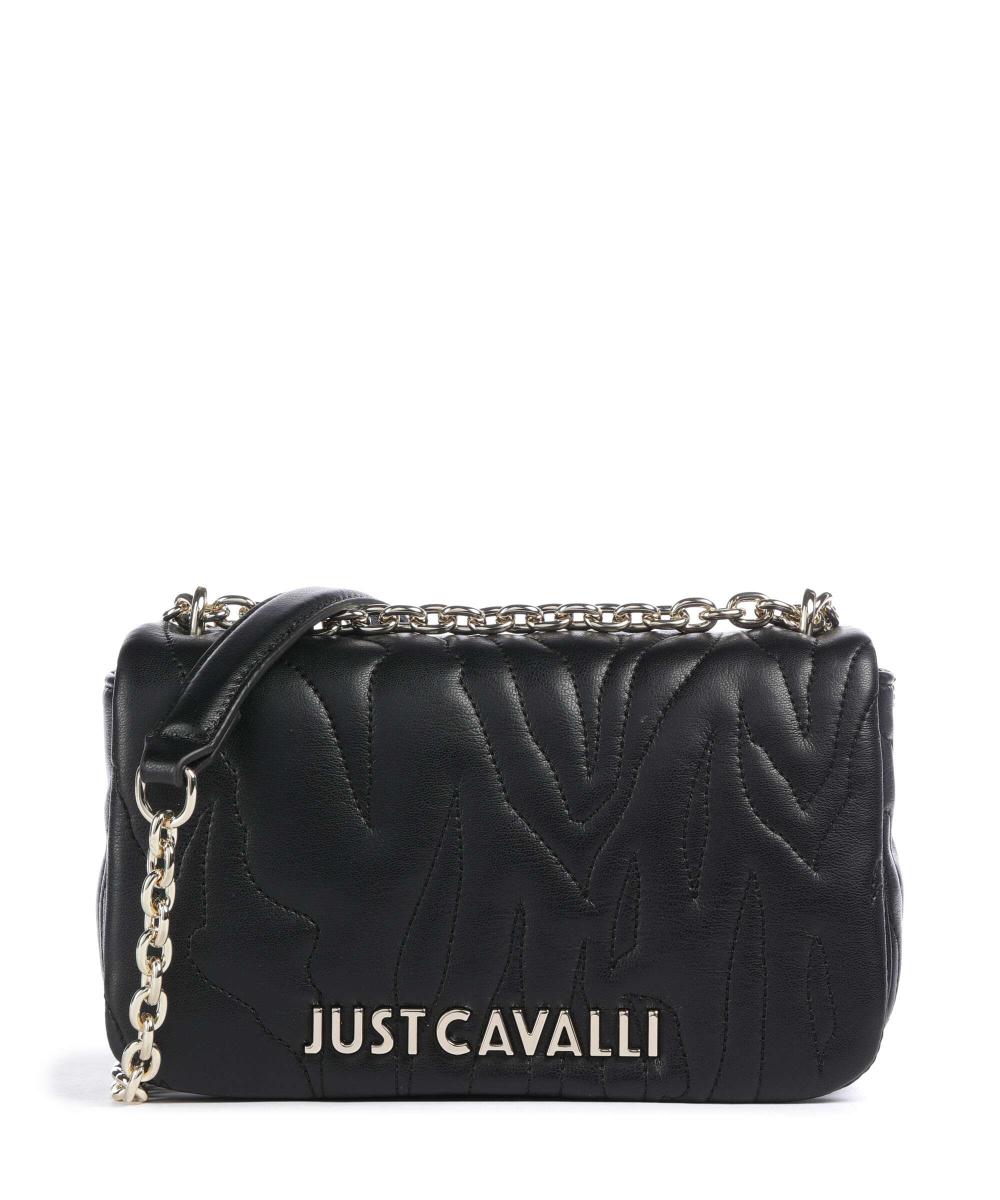 

Сумка на 4 плеча в стиле «Зебра» из искусственной кожи Just Cavalli, черный