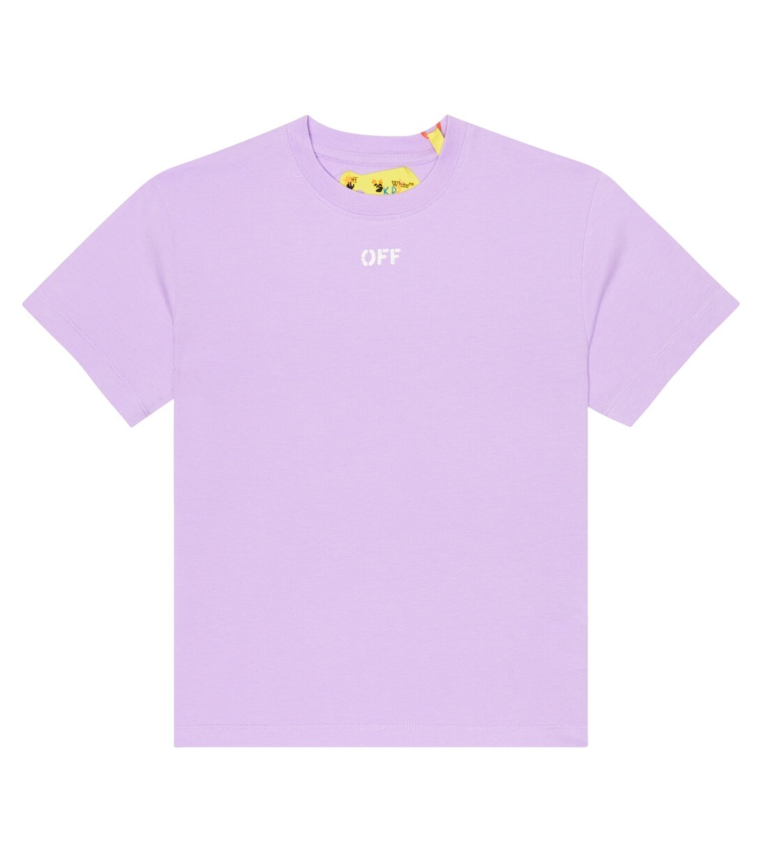 

Хлопковая футболка с логотипом Off-White, белый