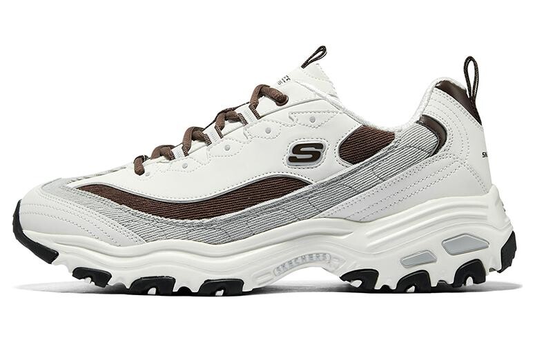 

Кроссовки мужские с низким верхом белые/коричневые/серые Skechers