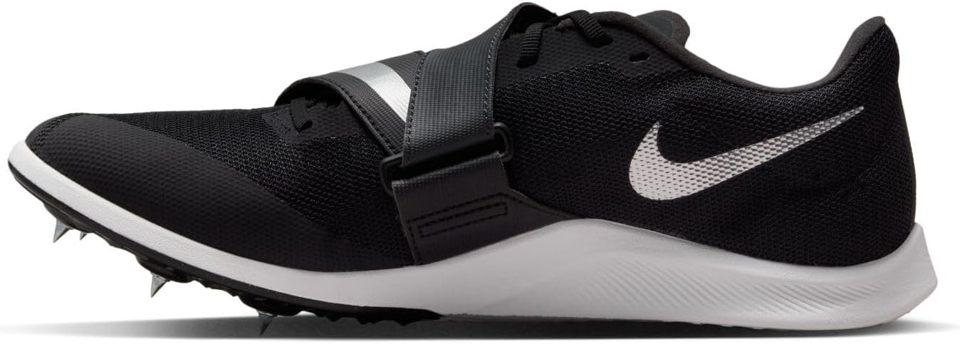 Nike Мужские бутсы Zoom Rival Jump, Black Metallic Silver Smoke Grey — фото 4