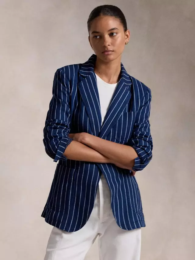 

Блейзер Ralph Lauren Polo Ralph Lauren Pinstripe Linen Blend