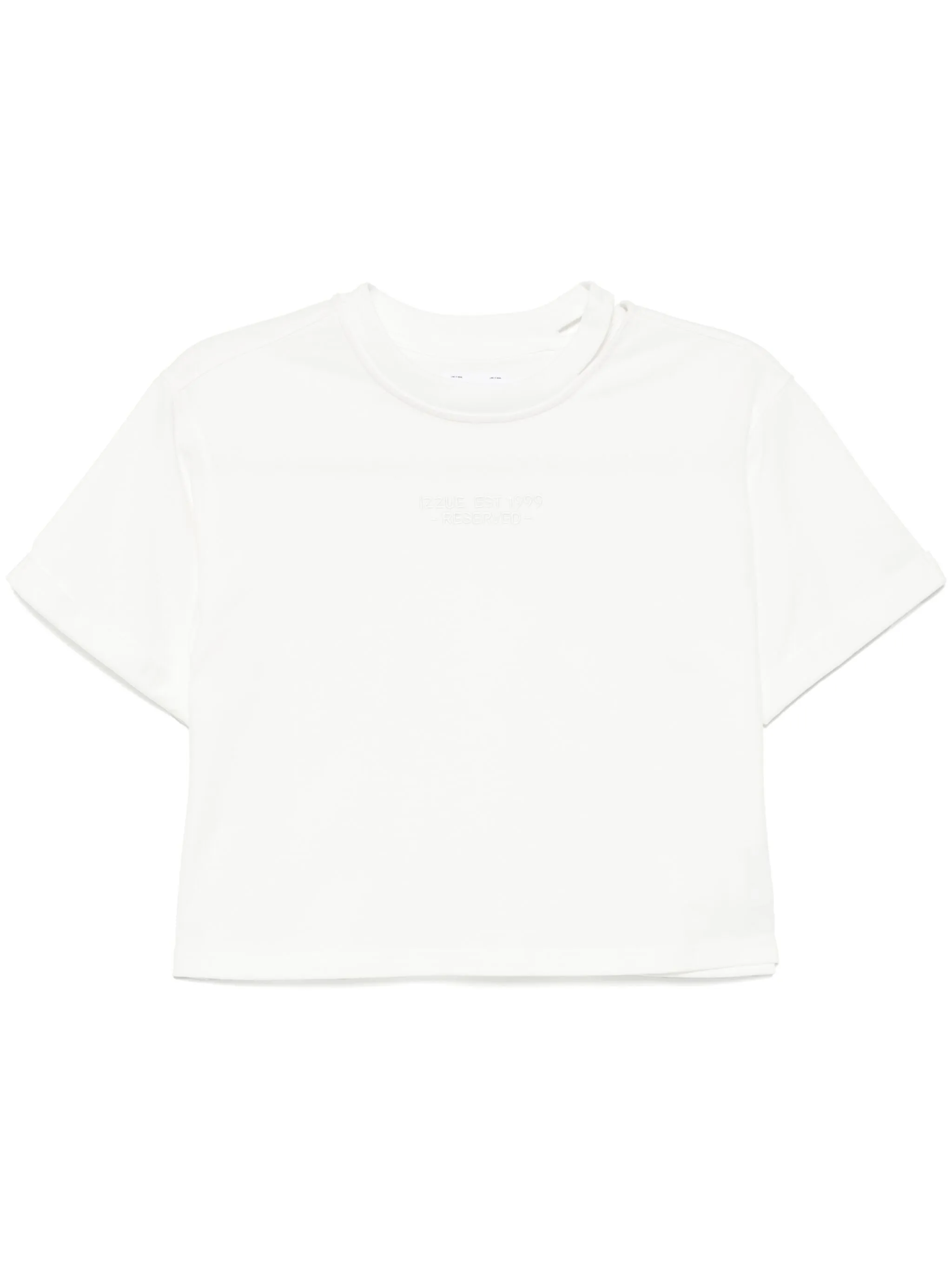 

Футболка с вышитым логотипом Izzue, белый