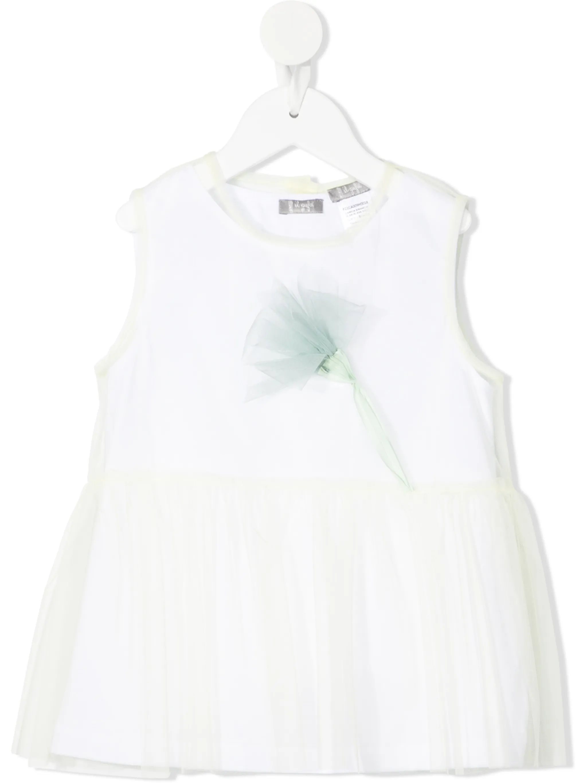 

Многослойная блузка из тюля Il Gufo, желтый