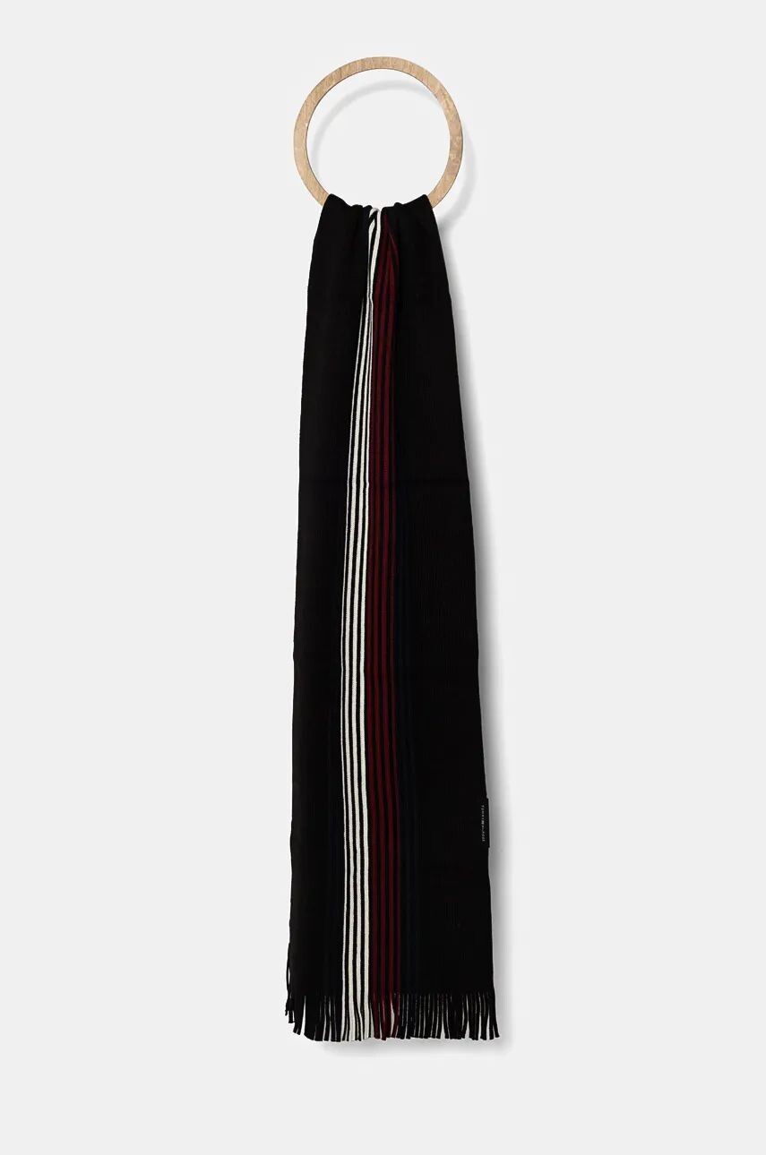 

Шарф Tommy Hilfiger с добавлением шерсти, черный