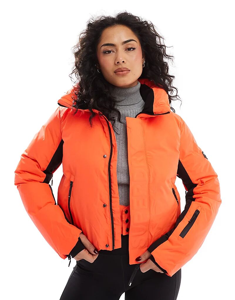 

Куртка-пуховик для горнолыжного слалома из вулканического коралла Superdry