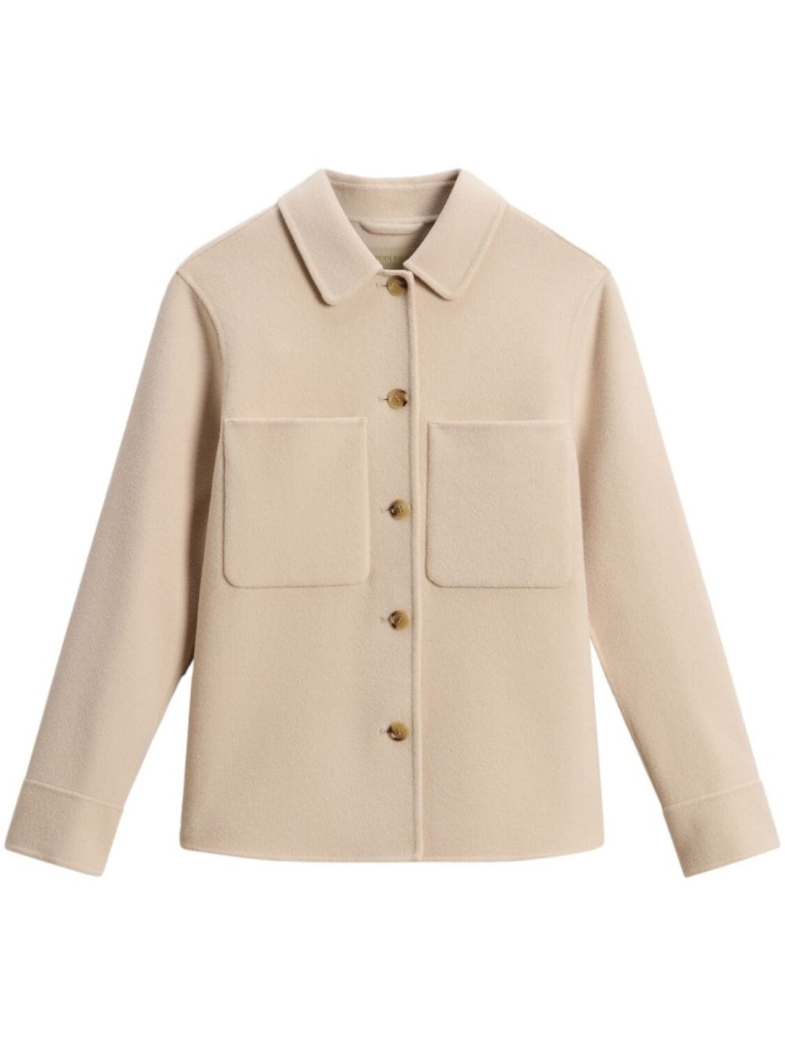 

Woolrich шерстяная рубашка с пуговицами, нейтральный цвет