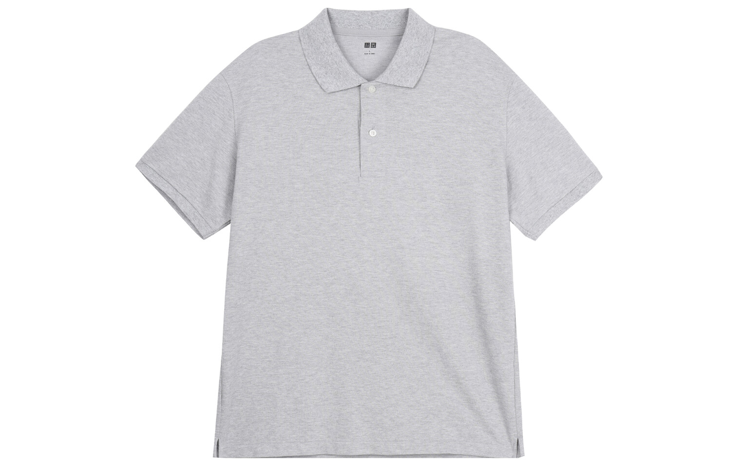 

Рубашка поло унисекс серая Uniqlo, серый