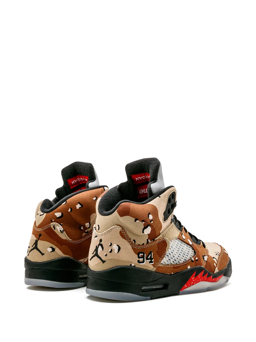 Кроссовки Air  5 Retro из коллаборации с Supreme Jordan, нейтральный — фото 3
