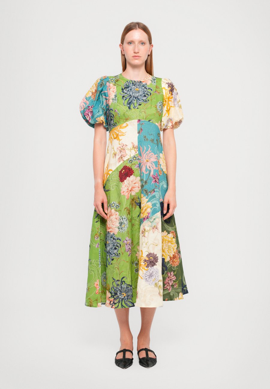 

Платье Alemais AVERY SPLICED MIDI DRESS, Multi-Coloured