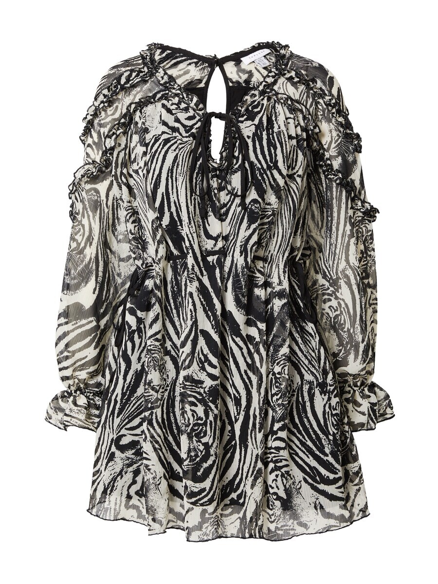 

Мини платье TOPSHOP Dress, цвет black/off white