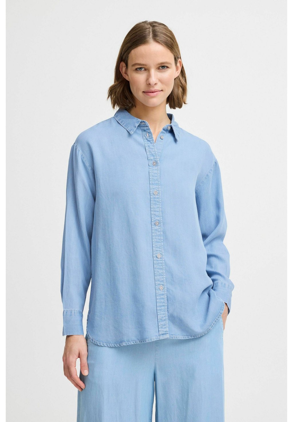 

Блузка на пуговицах BYKOSMO b.young by Zalando, синий