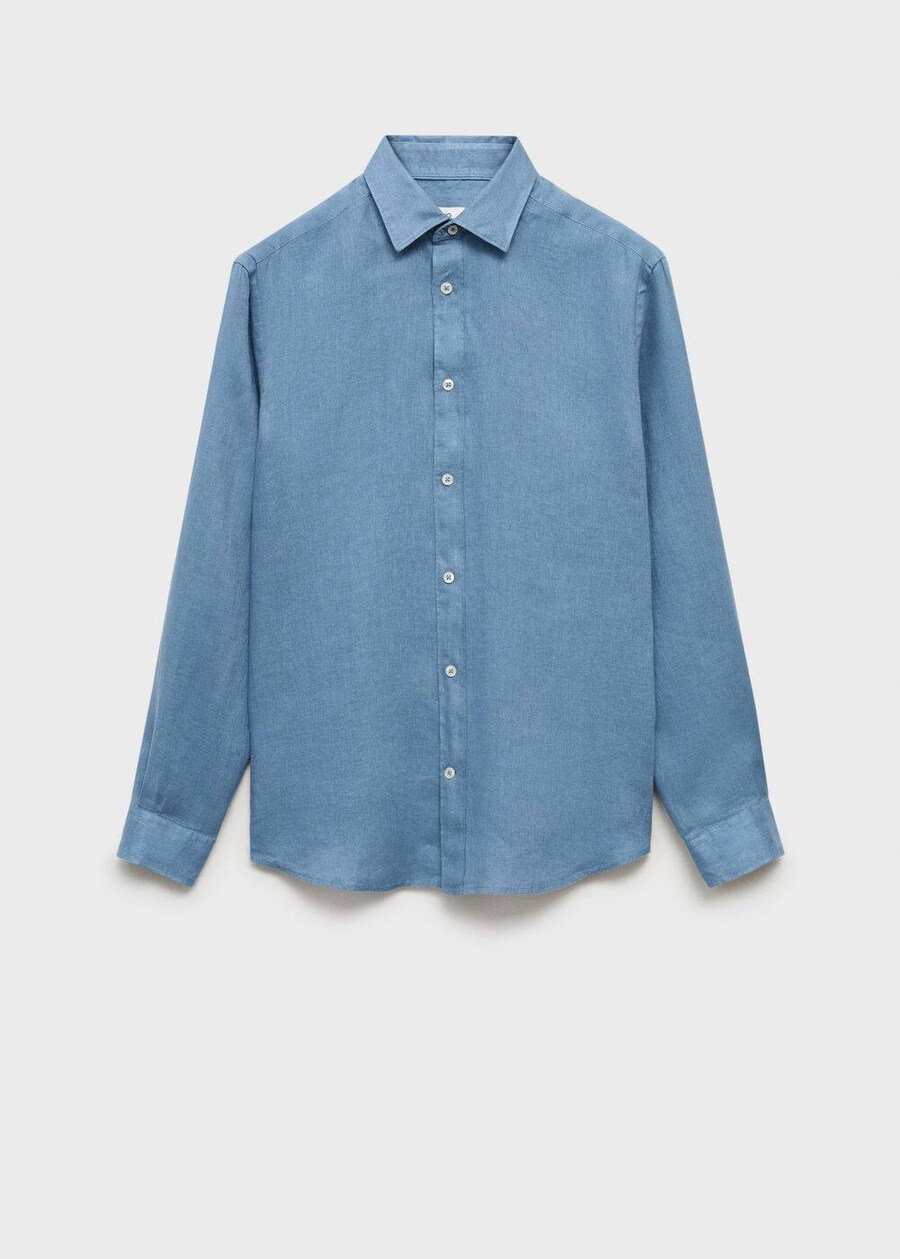 

Рубашка на пуговицах классического кроя MANGO MAN Parrot, Opal