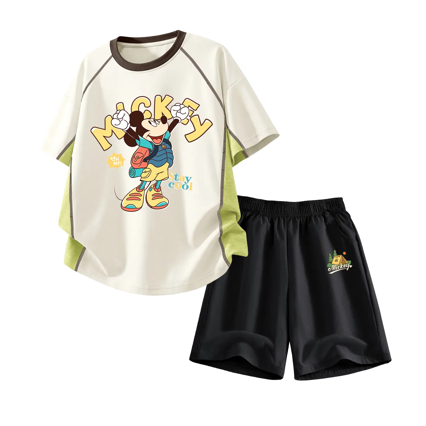 Детский спортивный костюм Disney Kids Casual Sportswear зеленый — фото 4