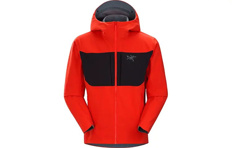 Arcteryx Ветрозащитная и дышащая ветровка GAMMA MX мужская, Dracaena Green/Ox Blood Red/Dracaena/Rhapsody — фото 4