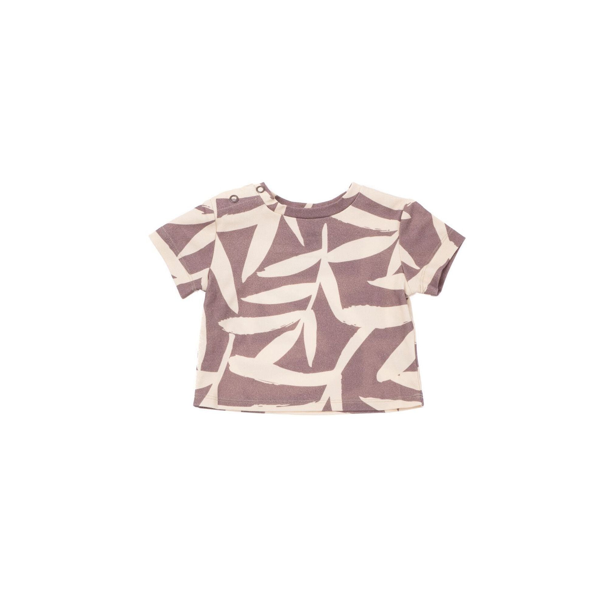 

Детская футболка Omamimini, цвет stone palm leaves