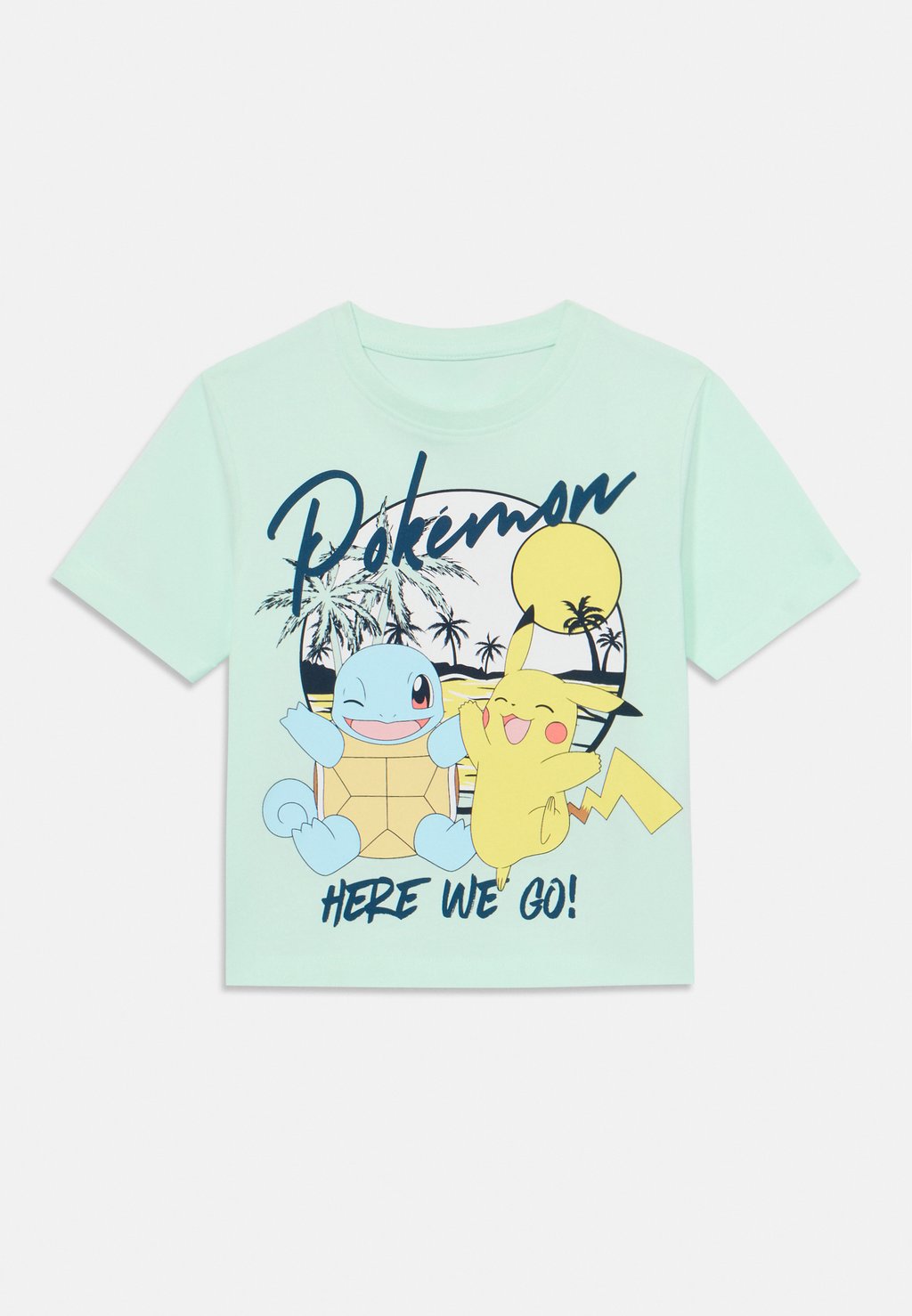 

Футболка с принтом NMMMAGIL POKEMON UNISEX Name it, мятный