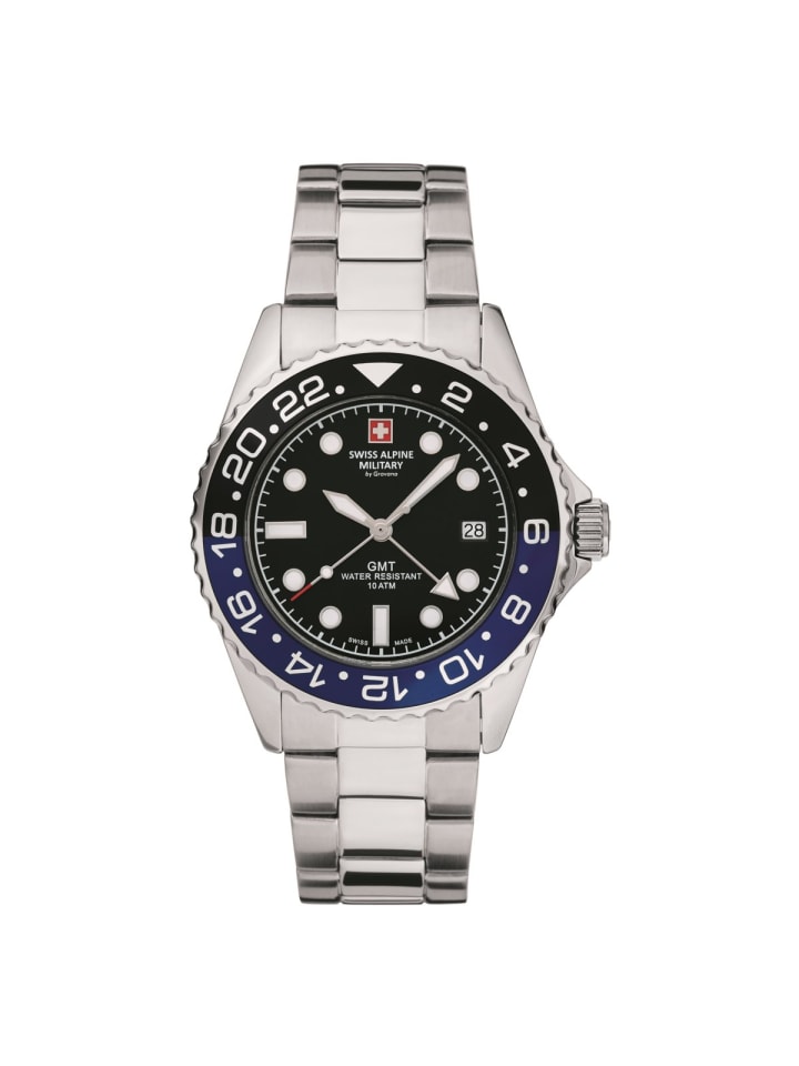 

Swiss Military Кварцевые часы 7052.1132SAM серебристого цвета