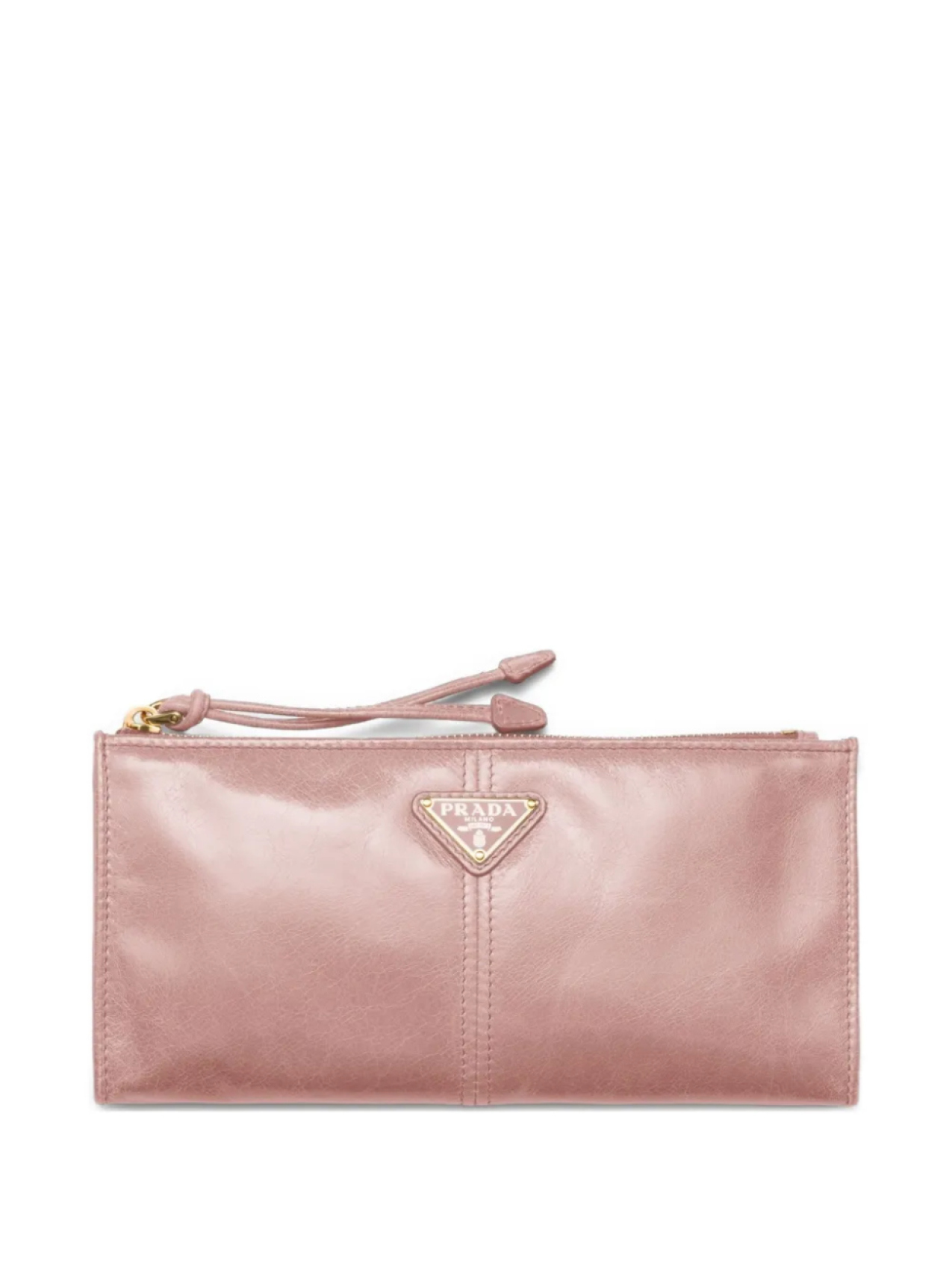 

Кожаный кошелек Prada, розовый