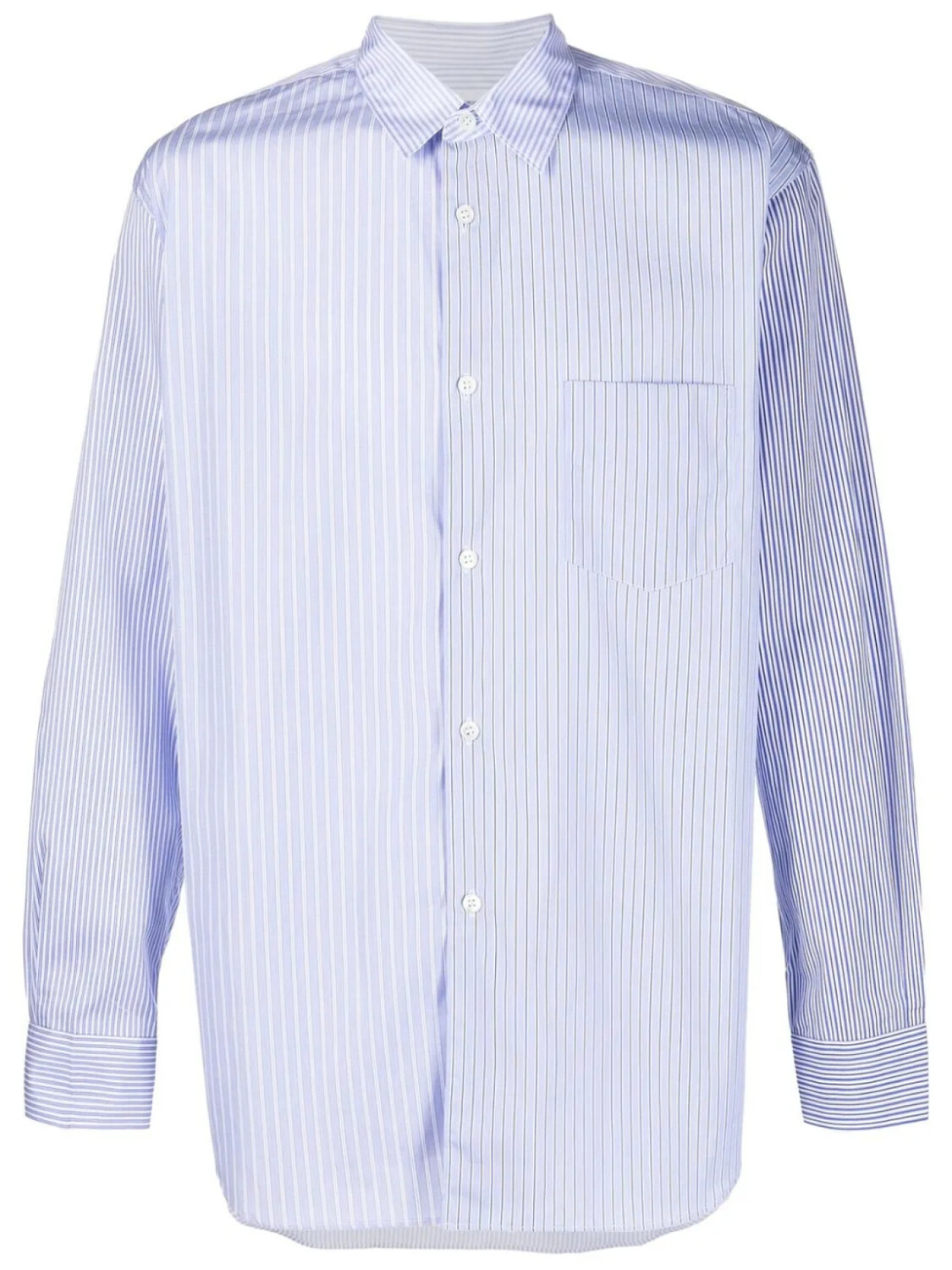 

Comme Des Garçons Shirt полосатая рубашка с длинными рукавами, синий