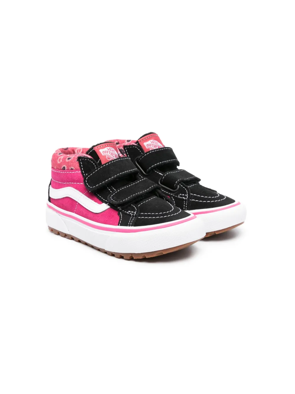

Кеды Sk8-Mid на липучках Vans Kids, розовый