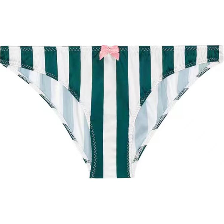 

Трусы Victoria's Secret Зеленые в полоску 1 шт