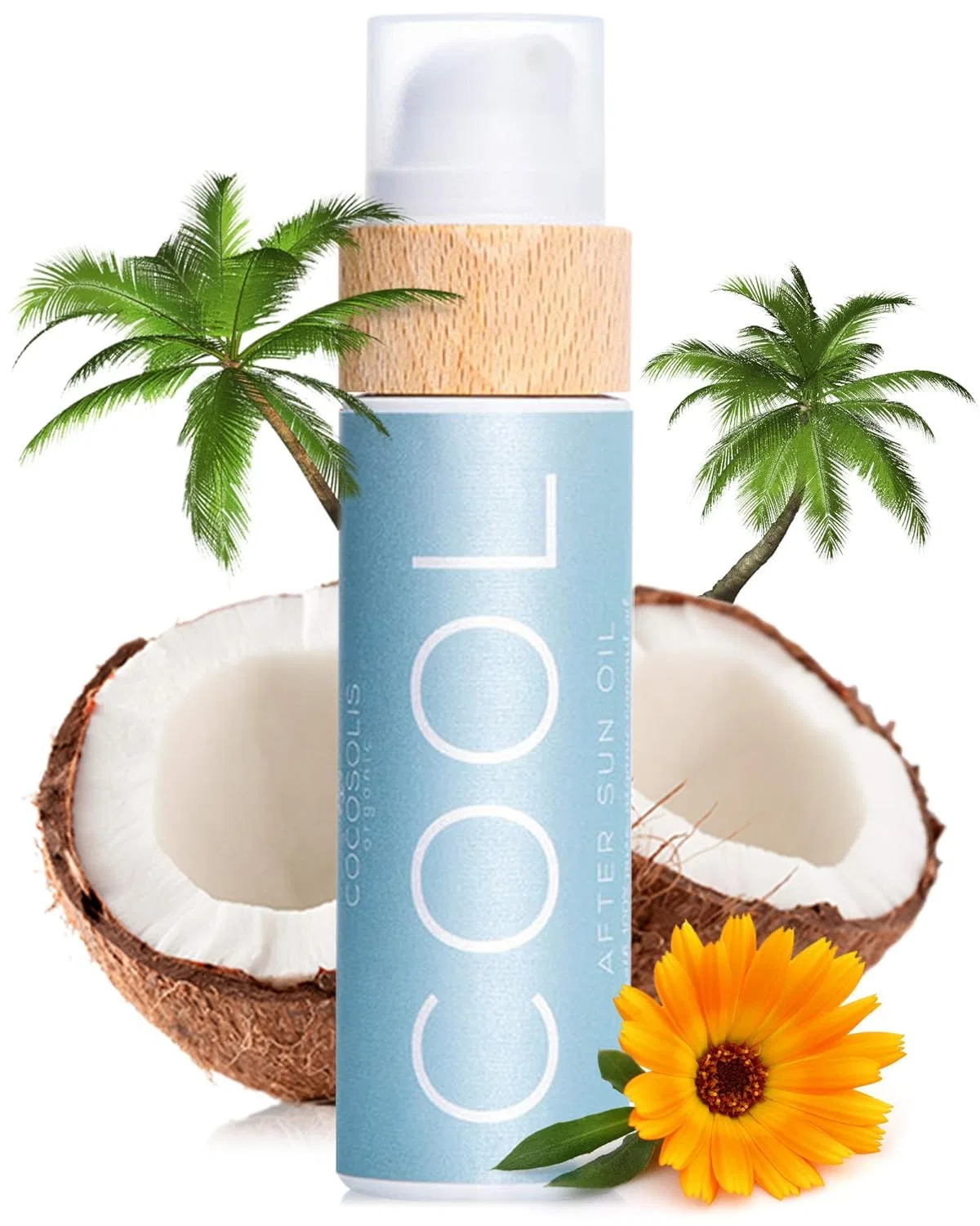 Органическое масло после загара Cool с мятой от COCOSOLIS Cocosolis
