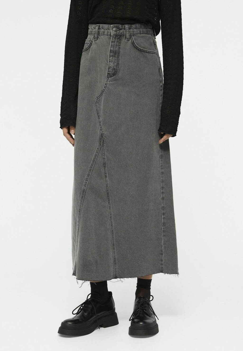

Юбка-колокольчик Harlow Long Object, цвет grey denim