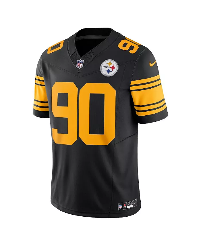 Мужская джерси Pittsburgh Steelers Vapor F.U.S.E. Limited Alternate 2 T.J. Watt Nike, черный — фото 4