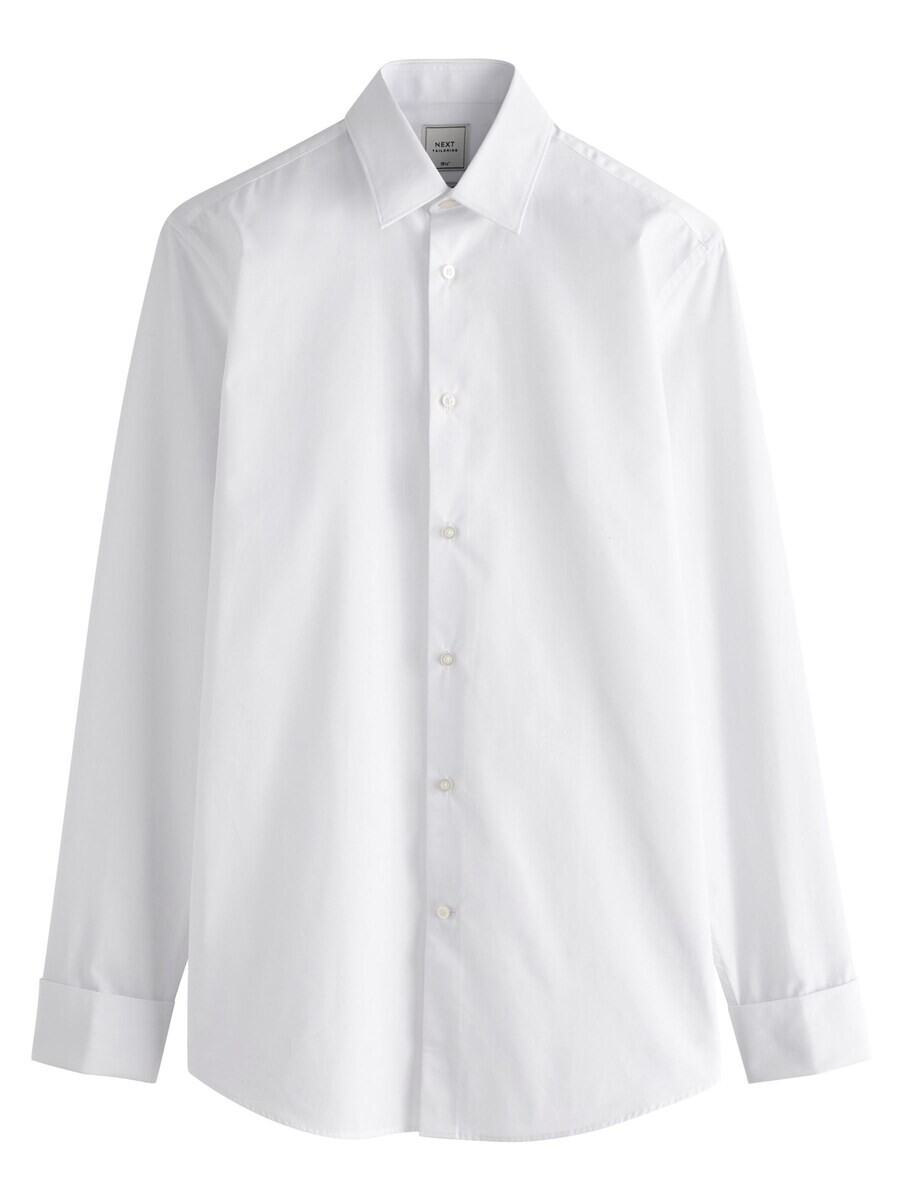 

Повседневная рубашка Next Slim fit Button Up Shirt, белый