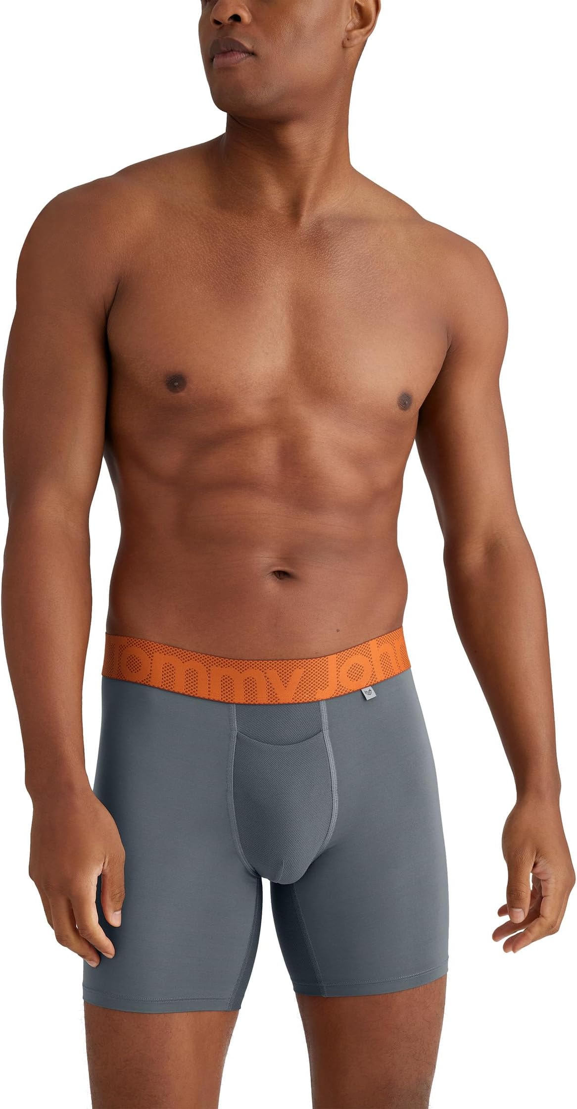 

Боксеры Tommy John 360 Sport Hammock Pouch 6" Boxer Brief, цвет Turbulence/Jaffa Bball Wb