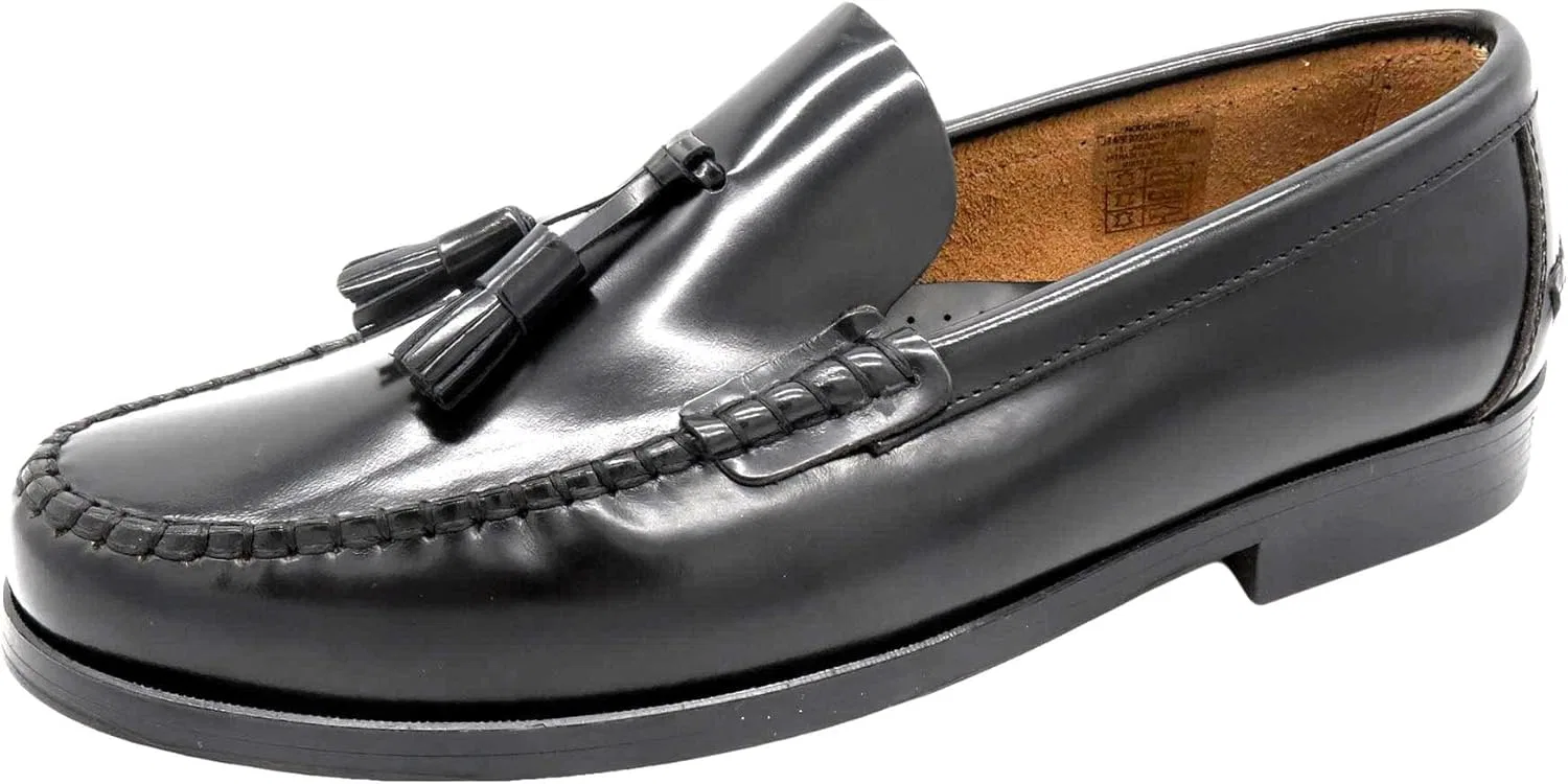 Мужские кожаные деловые туфли с прошитой кожаной подошвой Marttely, Black
