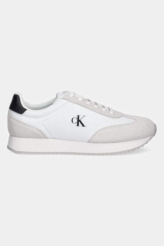 Кроссовки Retro Runner на шнурках NY-SU Calvin Klein Jeans, бежевый — фото 2