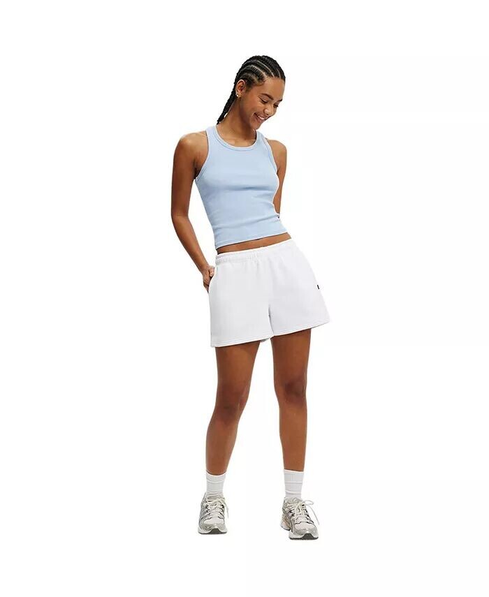 

Женские шорты Plush Essential Gym COTTON ON, белый