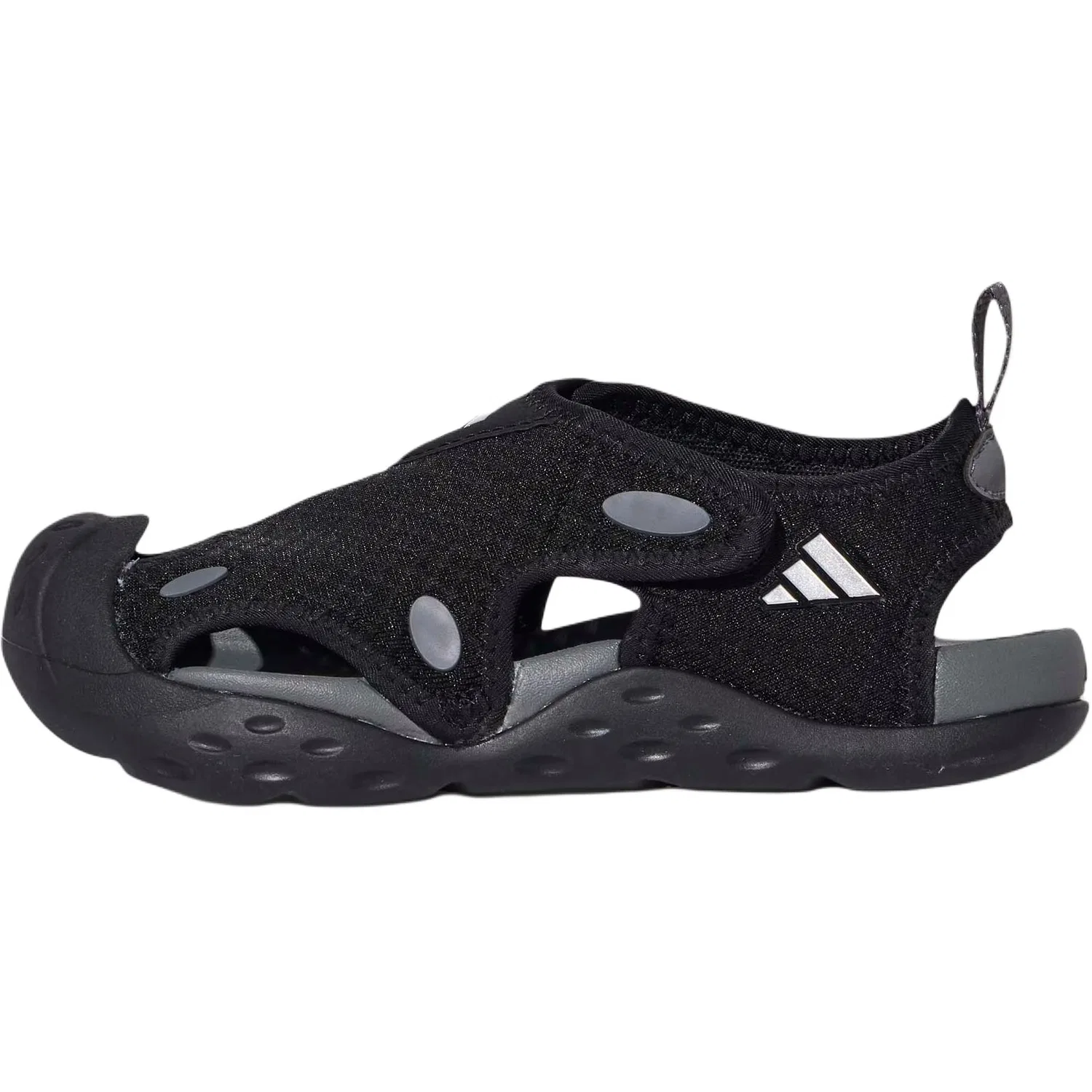 Сандалии STARSTRIDE slip resistant abrasion resistant low top black kids' Adidas