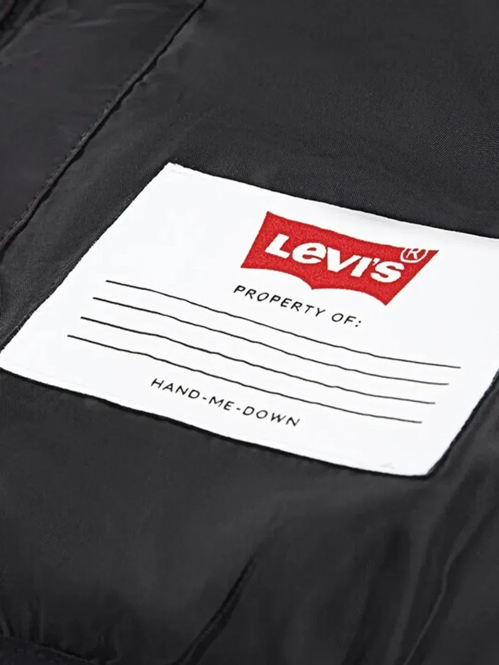 Куртка с капюшоном и логотипом Levi's kids, черный — фото 4