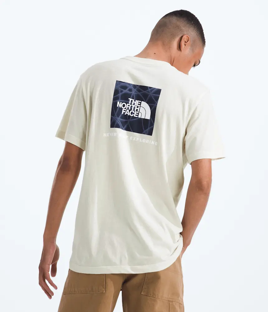 

Мужская футболка Evolution Sun Halos Box NSE с коротким рукавом и принтом The North Face, White Dune