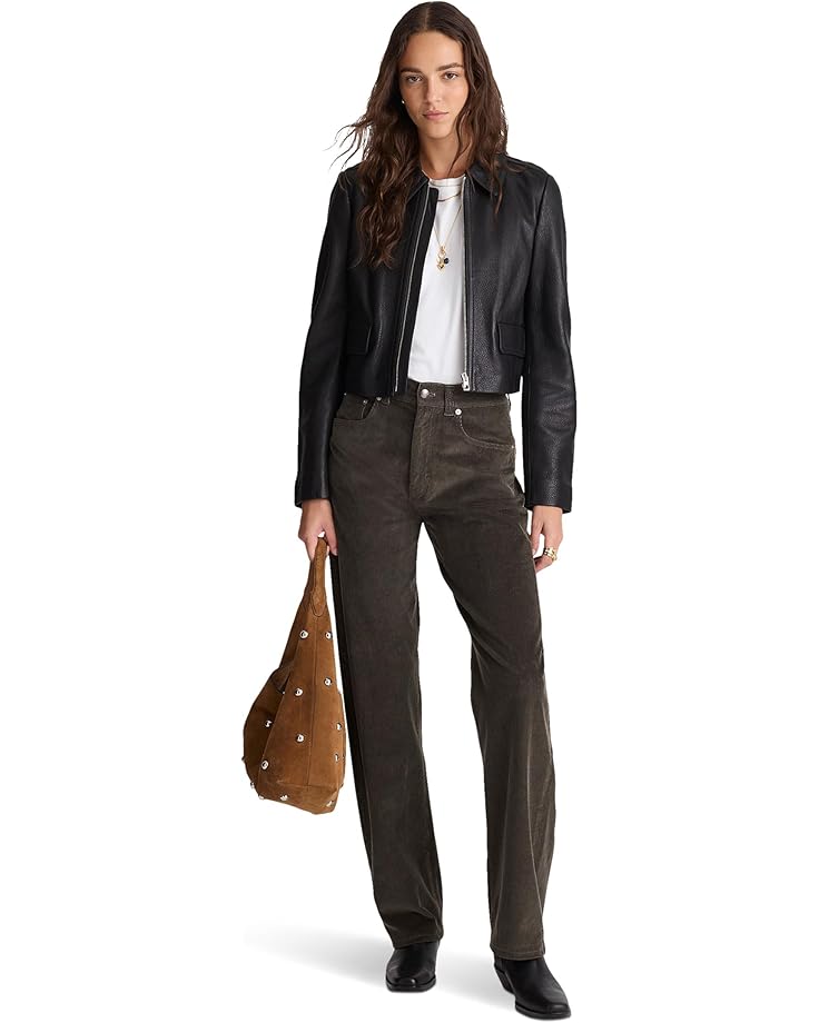 

Женские брюки Madewell Balloon Pant in Cord, Graphite Green