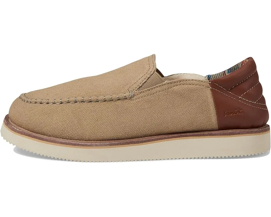 Кроссовки Sanuk Cozy Mat Low, Khaki — фото 4