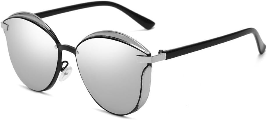 

Ретро металлические солнцезащитные очки для мужчин, модные круглые линзы, защита от УФ-излучения UV400, модные панк-солнцезащитные очки для женщин HVTVTLA, Silver Silver