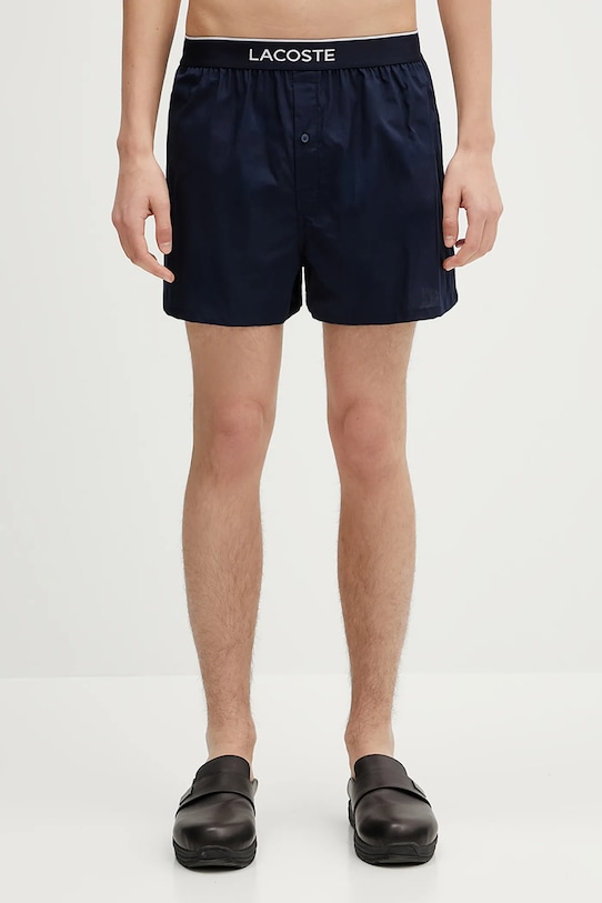 

Хлопковые боксеры 3 шт Lacoste, темно-синий