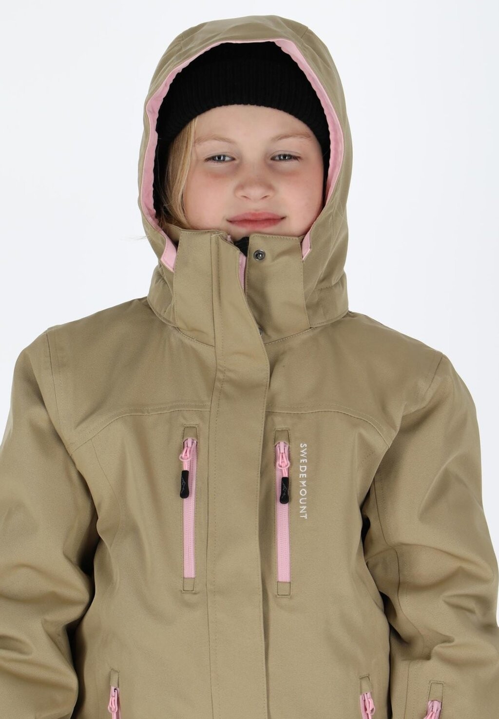Лыжная куртка CERVINIA JACKET JR Swedemount, цвет beige light pink — фото 3