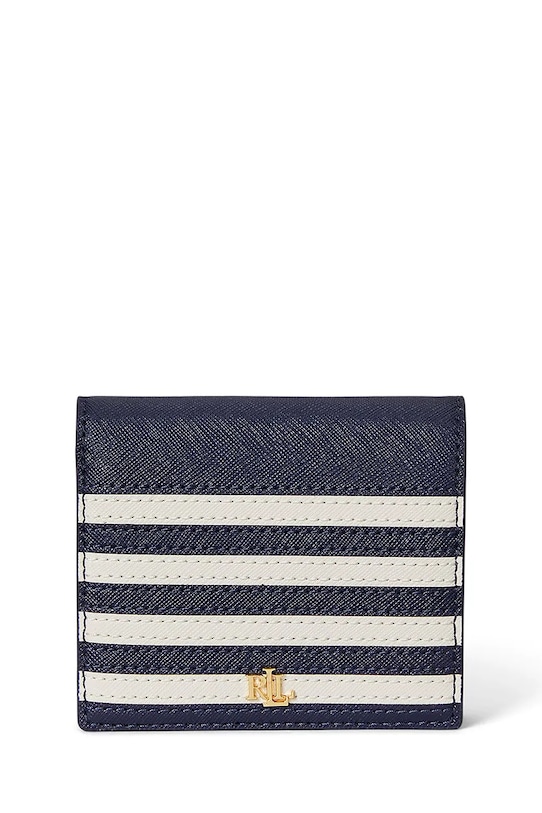 

Кожаный кошелек Lauren Ralph Lauren, темно-синий