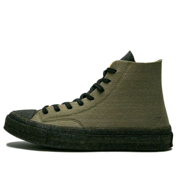 

Кроссовки j.w. anderson x chuck 70 hi top 'felt' Converse, зеленый