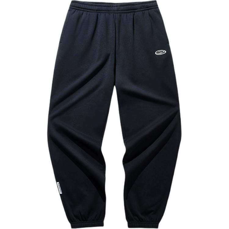 

Анта Спортс Лайф Коллекция Вязаные спортивные штаны мужские базовые черные