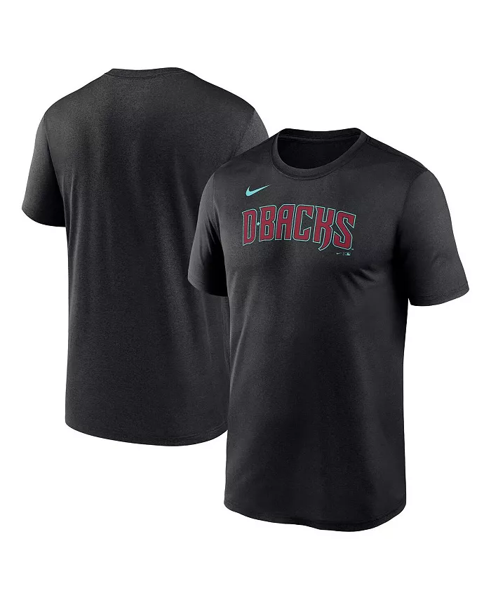 

Мужская черная футболка Arizona Diamondbacks Fuse Legend Nike