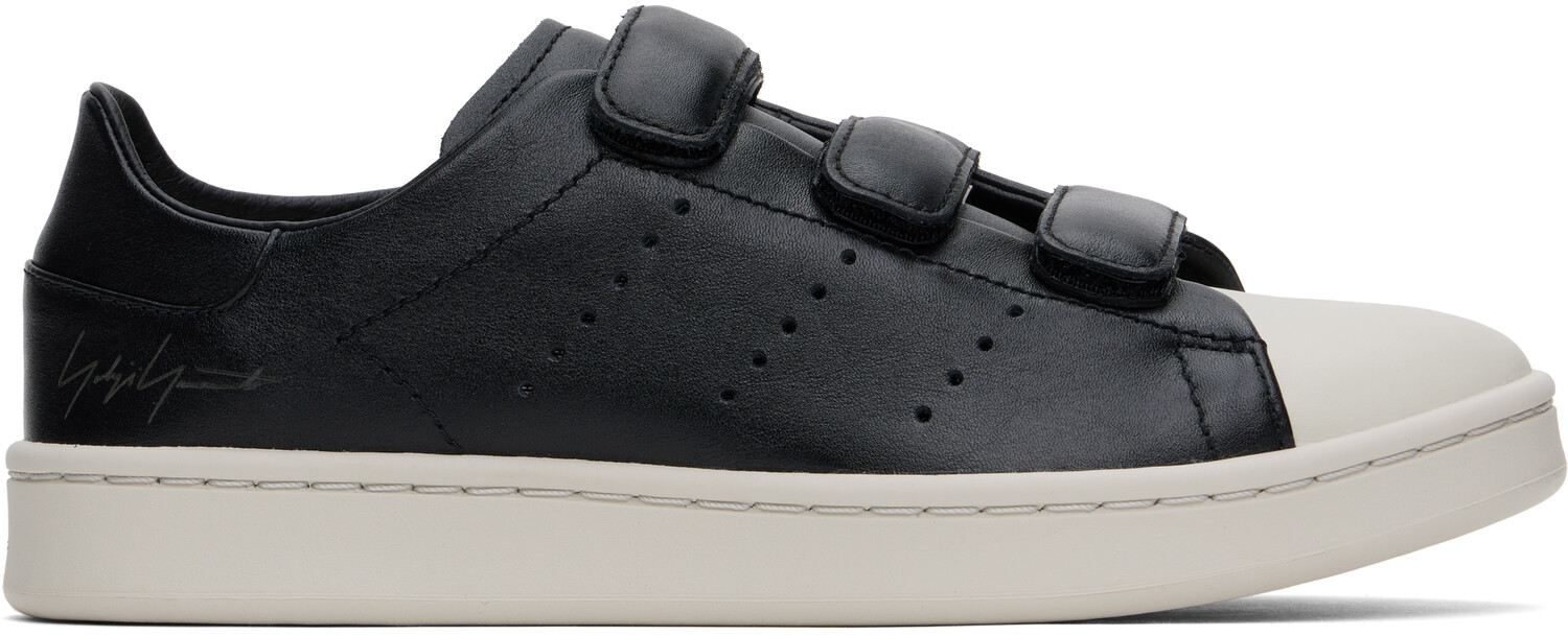 

Черные кроссовки Stan Smith на липучке Y-3