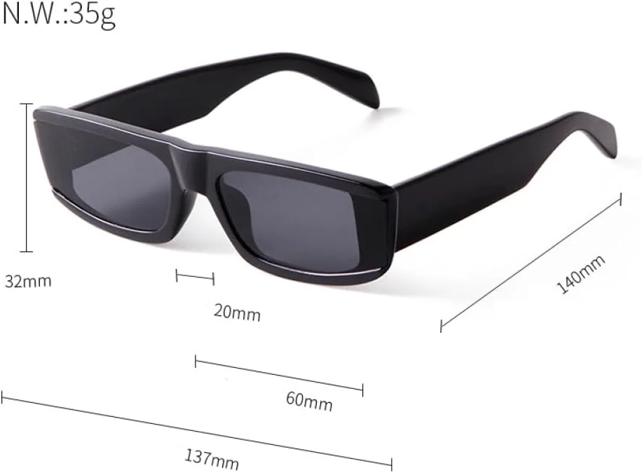 

Стильные солнцезащитные очки в узкой прямоугольной оправе для женщин, модные солнцезащитные очки для вождения для мужчин, защита от ультрафиолета UV400 UOVSAW, C6