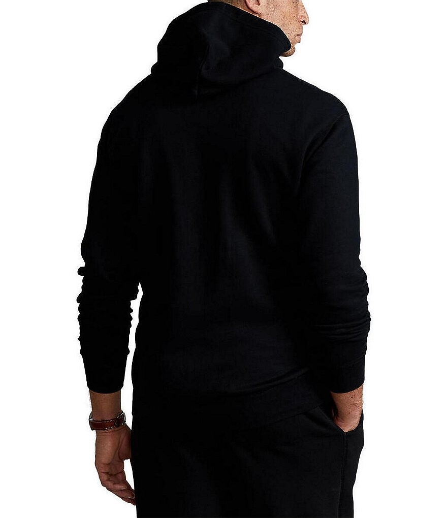 

Флисовая толстовка с логотипом Polo Ralph Lauren Big & Tall RL Small Pony, черный
