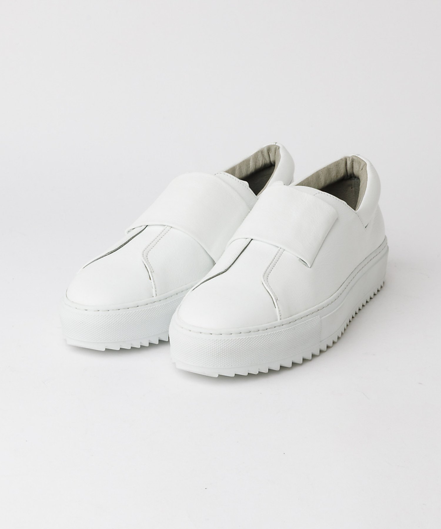 Кожаные слипоны Margom Big Strap (предзаказ) AlfredoBANNISTER, White